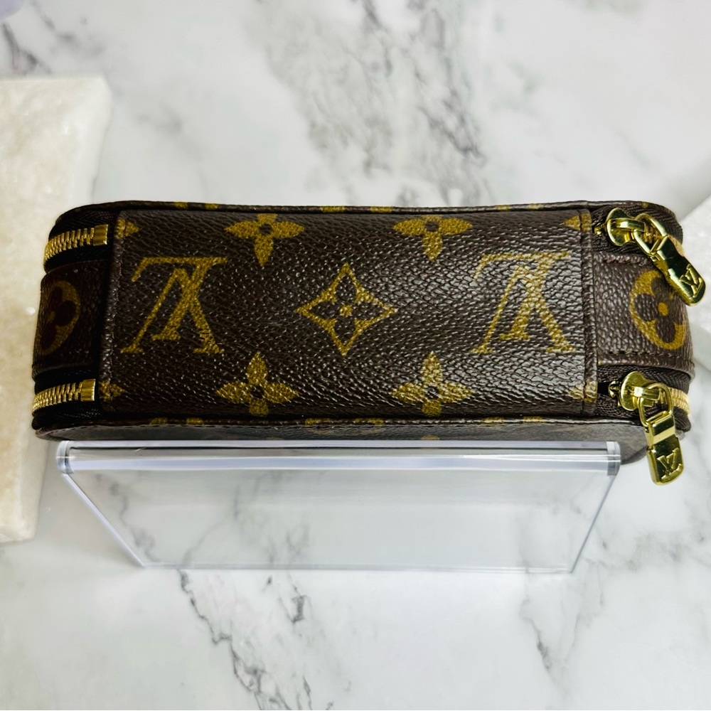 EUC Vintage Louis Vuitton Monogram Trousse Brush PM Cosmetic Pouch - Picture 10 of 17